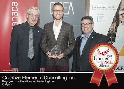 Creative Elements Consulting won an SMB Award in 2015!