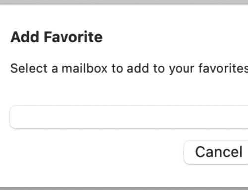 Mail on macOS Big Sur: Fix missing Trash, Sent, Flagged and other favorites