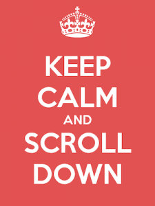 Keyboard shortcuts | Scroll down a web page easily