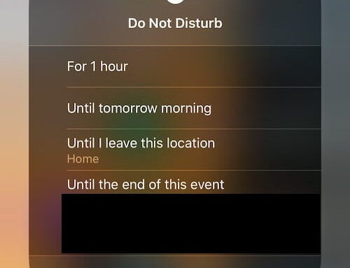 How to set the “Do Not Disturb” mode until the end of your next Calendar event on iPhone
